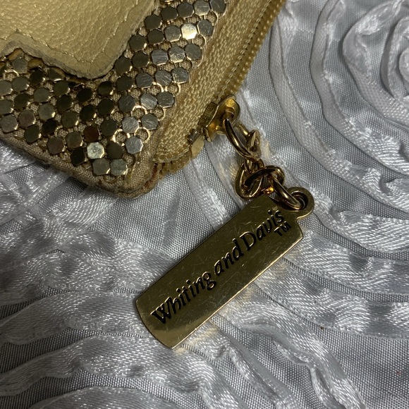 Whiting & Davis Gold Mesh card/coin purse